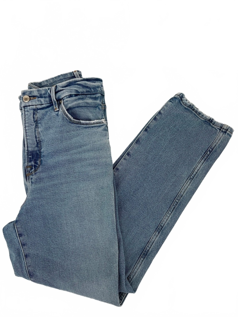 Good American Women’s Straight Leg Jeans | Cotton Blue Size 12 Regular